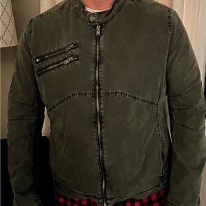 Marc Anthony army green light jacket